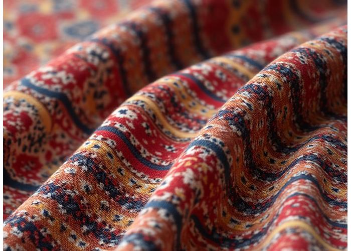 Tekstiler inspirert av Samisk kultur med respektfull moderne tilnærming.