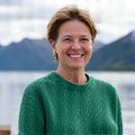 Portrett av Solveig Jensen, grunnlegger av Fjordklær Design